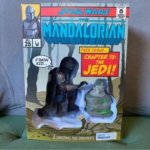 NWT Hallmark Disney Star Wars The Mandalorian 2 Christmas Tree Ornaments